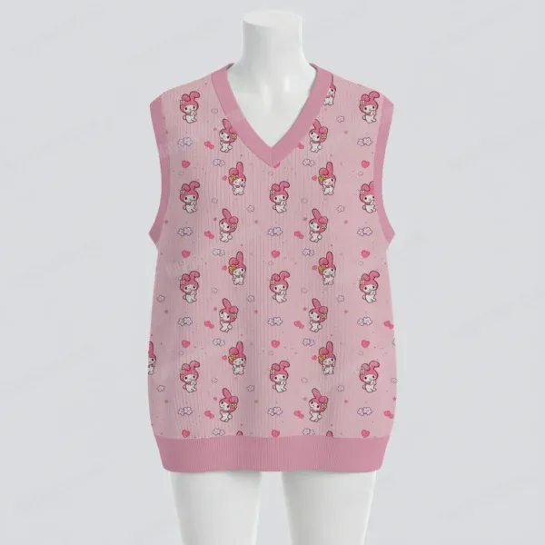 My Melody Knit Sweater Vest – Unisex Fit (S–6XL)