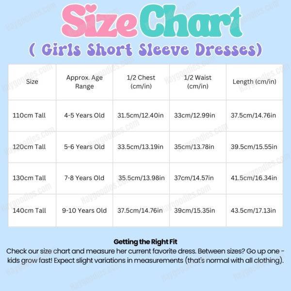 shortsleeves Customizable Girls Short Sleeve Dress - Pink or Black