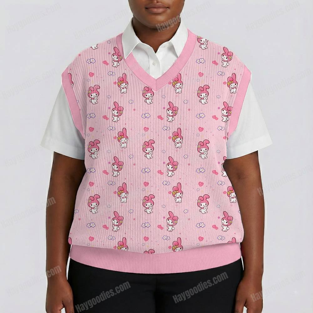 My Melody Knit Sweater Vest – Unisex Fit (S–6XL)