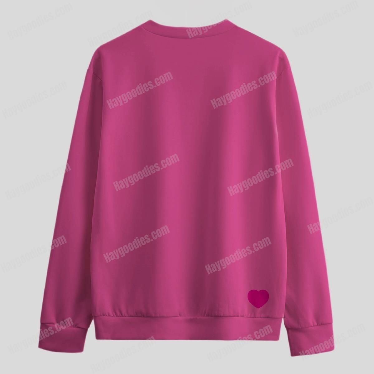 Hot Pink “Bimbo” Oversized Sweatshirt – Relaxed Fit (S–6XL)