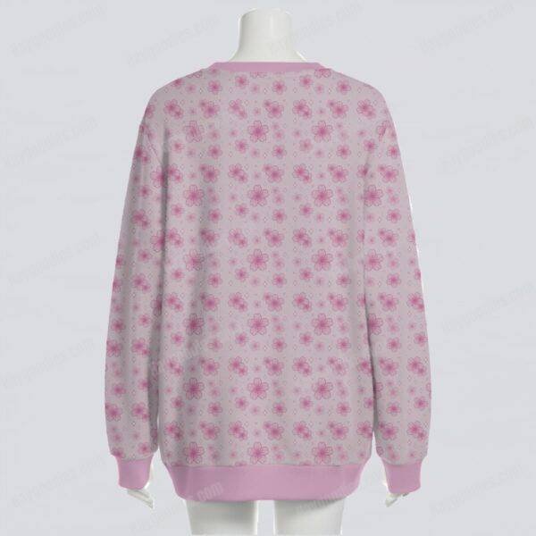 Pink Sakura Cherry Blossoms Pattern Oversized Unisex Cardigan S–7XL