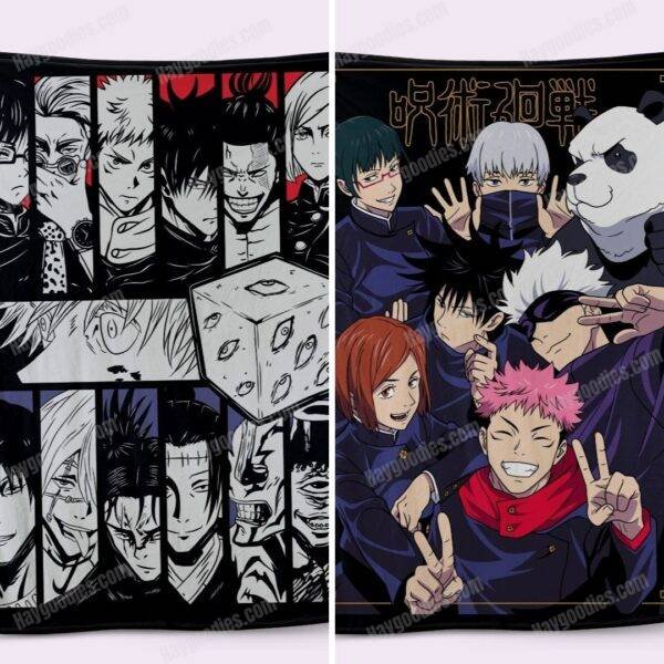 Jujutsu Kaisen Anime Fleece Blanket | Various Sizes
