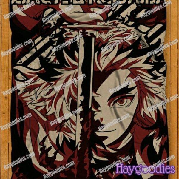 Demon Slayer Soft Fleece Blanket-Various Sizes and Designs