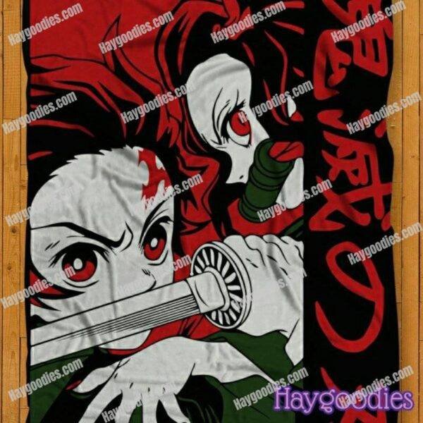 Demon Slayer Soft Fleece Blanket-Various Sizes and Designs