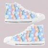 121553.jpg Cute Retro Daisy Pattern Kids High Top Canvas Shoes