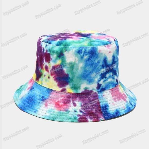 1626437898866-0.jpg Multicolor Tie-dye Reversible Bucket Hat
