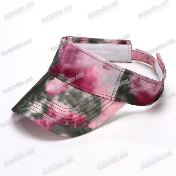 MultiColor Tie Dye Visor Caps