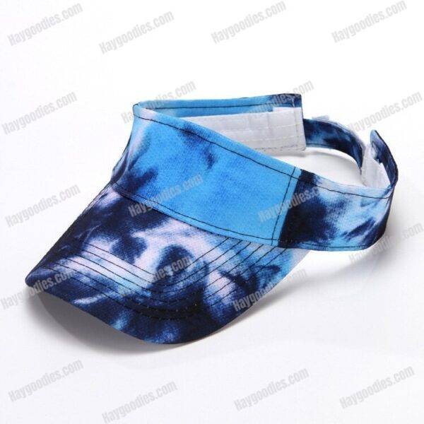 MultiColor Tie Dye Visor Caps