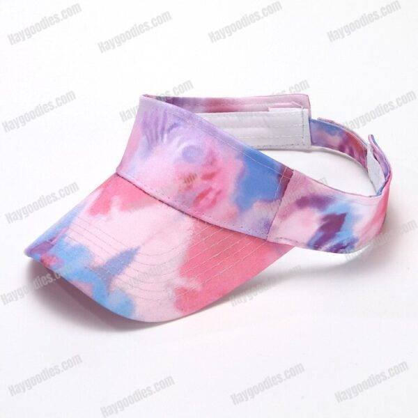 MultiColor Tie Dye Visor Caps