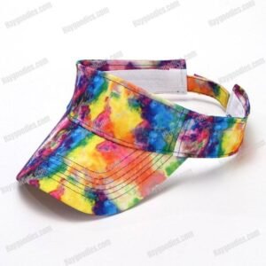MultiColor Tie Dye Visor Caps