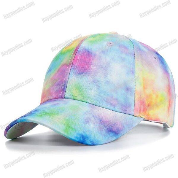 Tie Dye Multicolor Caps-Various Designs