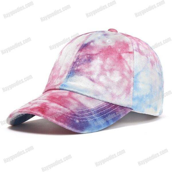Tie Dye Multicolor Caps-Various Designs
