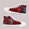 Miles Morales Spider-Man Kids High Top Canvas Shoes-Red
