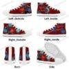 Miles Morales Spider-Man Kids High Top Canvas Shoes-Red