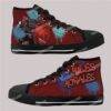 Miles Morales Spider-Man Kids High Top Canvas Shoes-Red