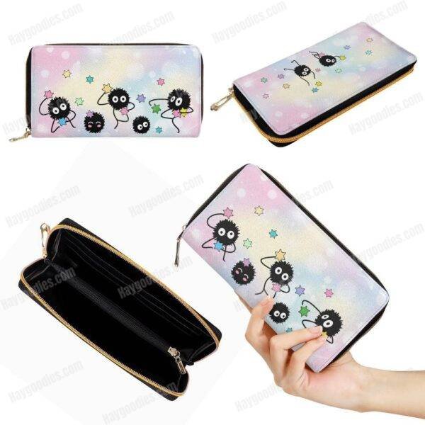 1720600767-1-jwob1gnjmf.jpg Kawaii Cute Soot Sprites PU Zipper Purse
