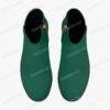 1b2dbf90e80b467ea34240c3cad04d4d-1.jpg Custom Colour Dark Green Suede Zipper Ankle Boots