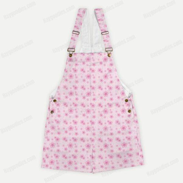 Cute Cherry Blossom Flowers Shorts Dungarees-XS to 4XL