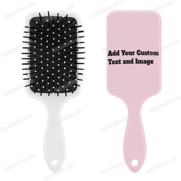 Custom Hairbrush | Personalised Cushion Paddle Brush | Design Your Own