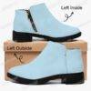 34b73cfe865a497b88308f279a8722fb.jpg Custom Coloured Pastel Blue Suede Zipper Ankle Boots