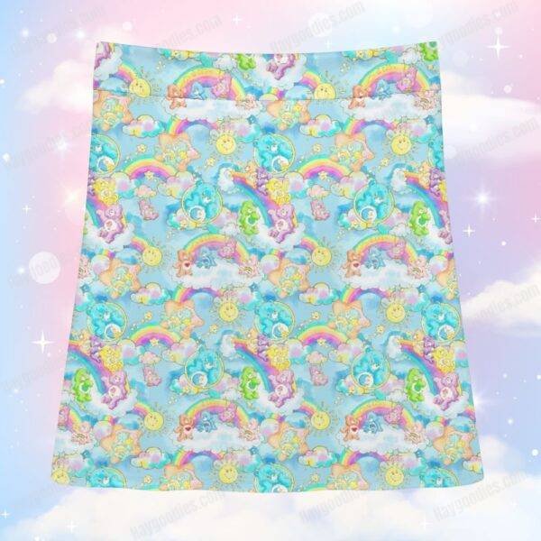 Care Bears Print High-Waisted Skirt-S to 7XL