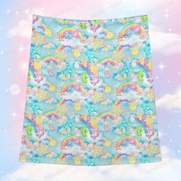 Care Bears Print High-Waisted Skirt-S to 7XL