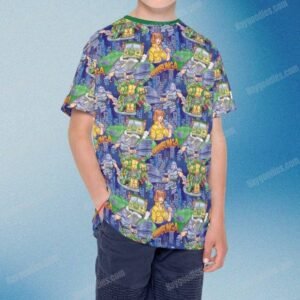 Teenage Mutant Ninja Turtles Pattern Kids Unisex T-Shirt