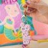 Personalised Name Tag Charm Keychain