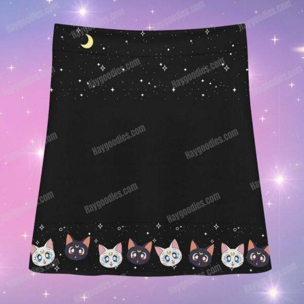 Luna and Artemis High-Waisted Skirt-S to 7XL