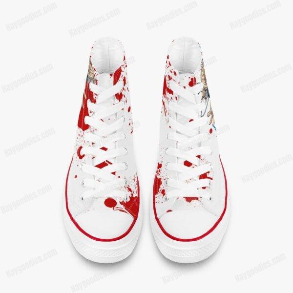 48cc735bf4b74bee9a05aa73813492f6.jpg Toga Himiko Unisex High Top Canvas Shoes – White -Men and Women Sizes