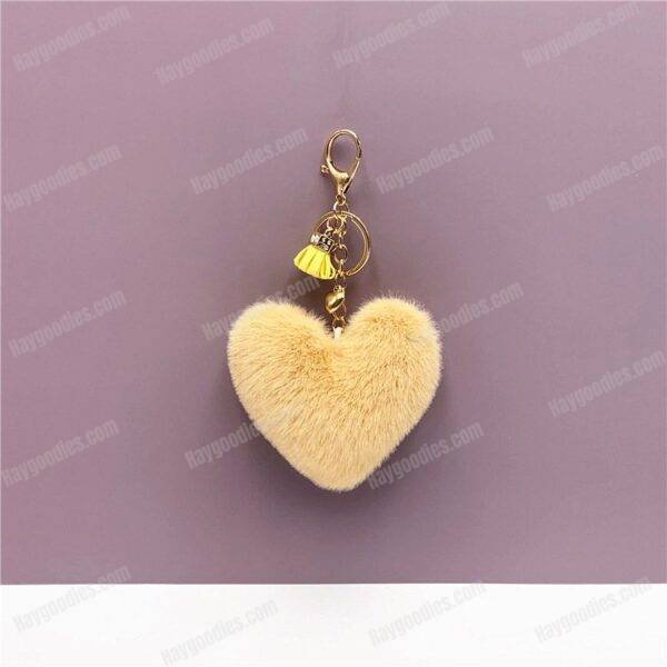 4c945289ffacb879b8d04e7e9c6ae879.jpg Plush Fur Heart Shaped Keychain – Various Colours