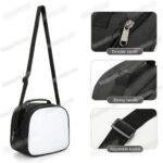 personalized lunch bag custom leak proof double insulated square 20x20cm