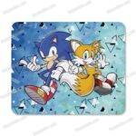 Sonic and Tails mousepad custom non-slip gaming desk mat
