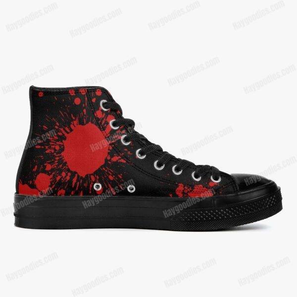 Custom Made Toga Himiko Unisex High Top Canvas Shoes – Black – Men and Women Sizes