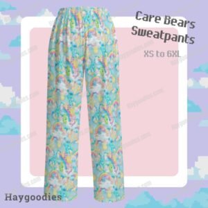 CareBears Unisex Knitted Fleece Sweatpants-XS to 6XL