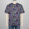 Toy Story Aliens t-shirt all-over pattern purple background unisex