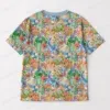 Animal Crossing Pattern T-Shirt-XS to 7XL-Blue
