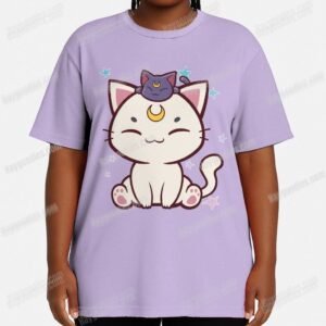 Artemis and Luna Women’s Fit T-Shirt-UK 8 TO UK 24
