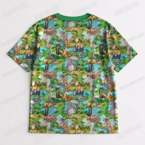 Jungle Book Pattern T-Shirt-XS to 7XL