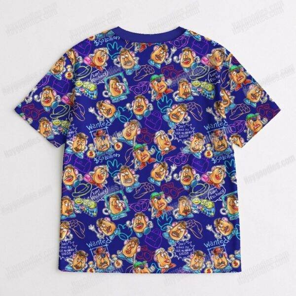 Mr Potato Head Pattern T-Shirt-XS to 7XL