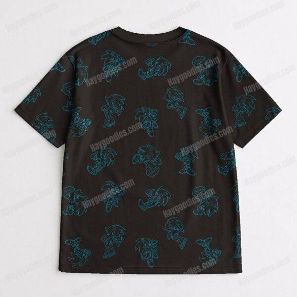 back-tee-kids-sonic.jpg Sonic the Hedgehog Kids Unisex T-Shirt