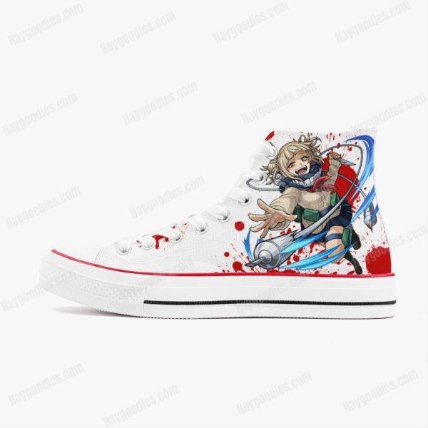 bbdaf17bb99240dcaaf7e0dd7a2629a0.jpg Toga Himiko Unisex High Top Canvas Shoes – White -Men and Women Sizes