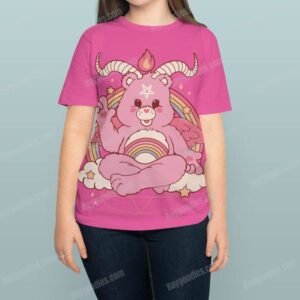 Care Bearphomet Women’s Fit T-Shirt-UK 8 TO UK 24