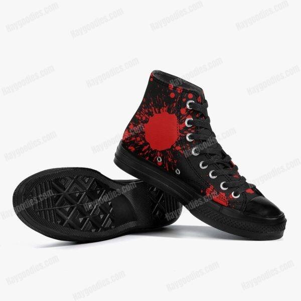 Custom Made Toga Himiko Unisex High Top Canvas Shoes – Black – Men and Women Sizes