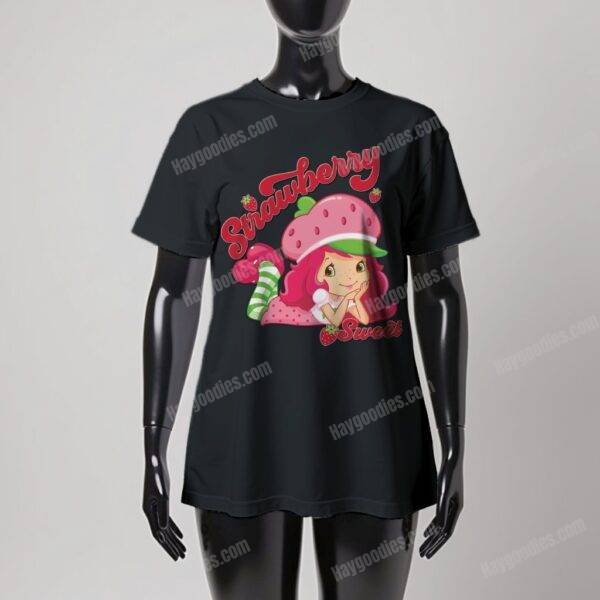 Strawberry Shortcake t-shirt-Black