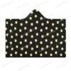 blackstars.jpeg Cute Stars Cloak Hooded Blanket – Various Designs | 3 Sizes