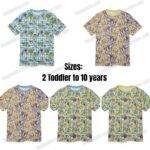 Bluey pattern kids t-shirt unisex various designs