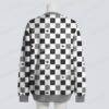 cardigan-back-catscheck.jpg Cute Checkers Cats Pattern Knit Cardigan S–7XL