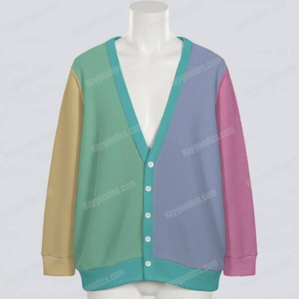 Colour Block Classic Knitted Cardigan – Cozy, Stylish & Size-Inclusive S–7XL