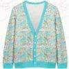 Carebears Pattern Knit Cardigan-S to 7XL